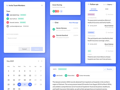 SAAS for Health Accounting - Microinterations accounting animation chat dashboard health insurance invite medicaid medicare microinteraction productivity ui