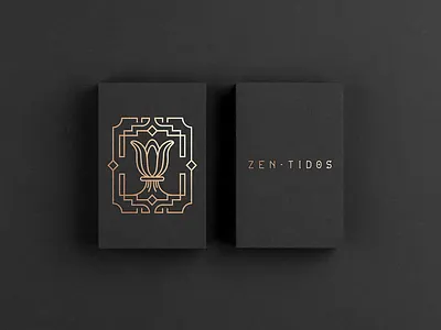 Zen tidos app branding design flat icon illustration illustrator logo minimal vector