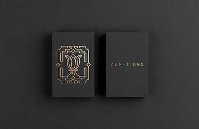 Zen tidos app branding design flat icon illustration illustrator logo minimal vector