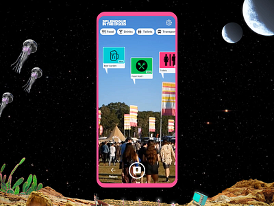 Splendour in the Grass 2019 SplendAR prototype app augmented reality principle product design ui design userexperience ux