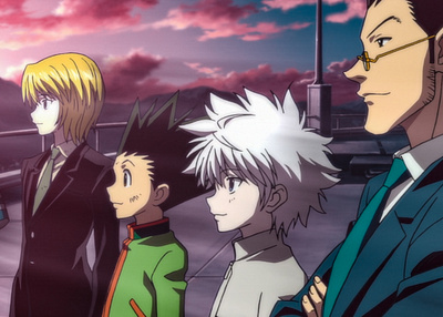 Kurapika, Gon, Killua, Leorio - Hunter x Hunter gon hunterxhunter killua kurapika leorio retouching