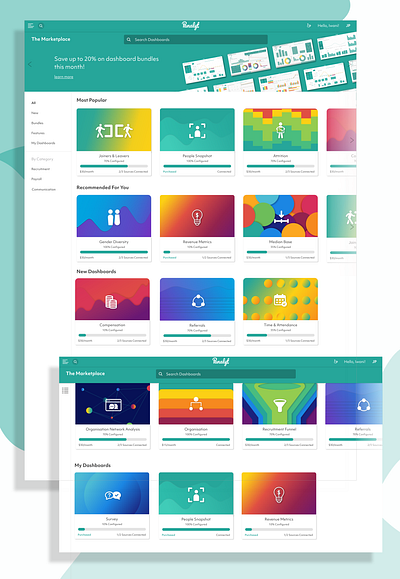 Panalyt Marketplace dashboard data visualization design marketplace saas ui vector