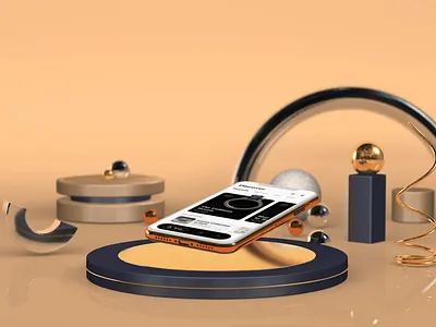 Rings app 3d app cinema4d diamonds jewelry luxury motion rings