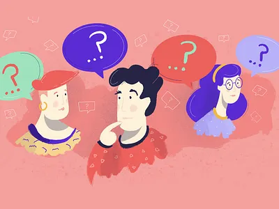 How'd they do that? confused crowd face girl head how man people question question mark woman