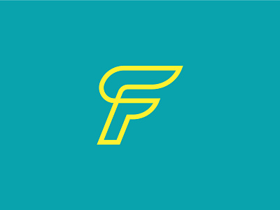 Letter Mark F 36daysoftype lettermark lettermarkf lettermarklogo line logomark mark monogram