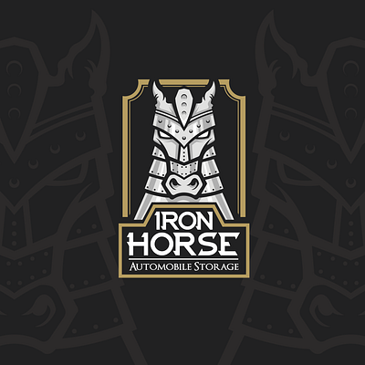 Iron Horse branding design logo vector