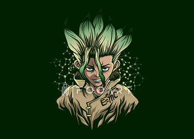 Dr. STONE action adventure animation anime art artwork cool design genius graphicdesign illustration illustration artist illustrator inspired manga sci fi vector