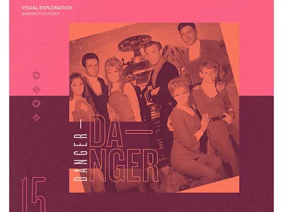 Day 15 - Lost daily design retro sketch texture typography