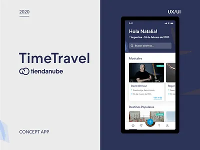 TimeTravelApp | UX/UI design app design interaction interface ui user experience ux
