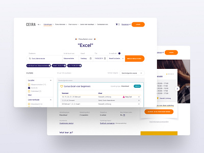 Cevora - tailored education branding clean design desktop education education app gradients iphone learning learning platform minimal mobile platform saas school software trending ui ux website