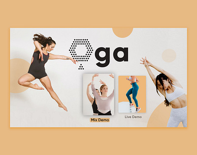 Interactive motion tracking fitness app desktop demo app branding design illustration ui design ux