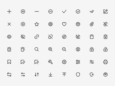 Super Basic Icons - Action Set 💥 design elements design system design tools developer tools figma free icons freebie icon set iconography icons interface mockups sketch symbols ui ui kit ux web design with sketch websites with frames wireframing