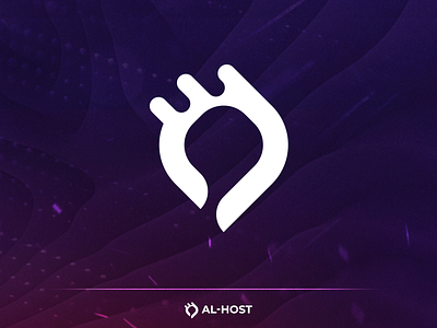 AL HOST LOGOTYPE branding design dribbble host illustration logo logodesign logotype servers vector web