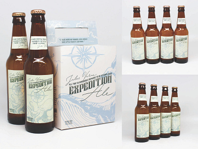 Expedition Ale Packaging 19th century beer beer art beer branding beer label branding design expedition illustration logo typography vector