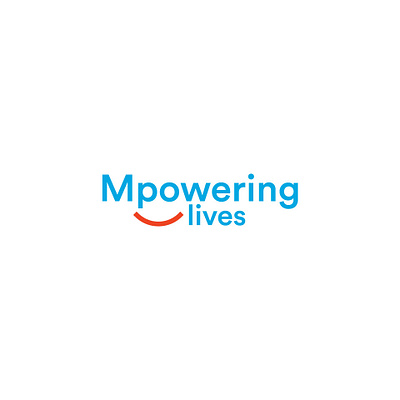 Mpowering Lives brand brilliant eye graphic icon identity illustration live logo power smiling vector
