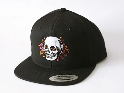 Snapbacks art cap design drawing floral logo logos sam dunn snapback