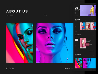 fashion design fashion ui ux web website