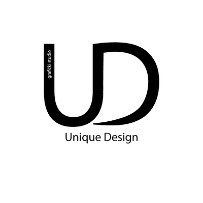 Unique Design design logo typography