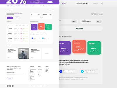 crypto crypto design ui ux website