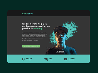 Gamer Subscription Sales Funnel @emtelier adobe illustrator adobe photoshop branding design ui web webdesign webdesigner website design