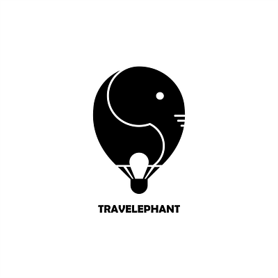 Travelephant 🐘 brand identity branding flat illustration logo logo concept logo inspiration logodesign logos minimal