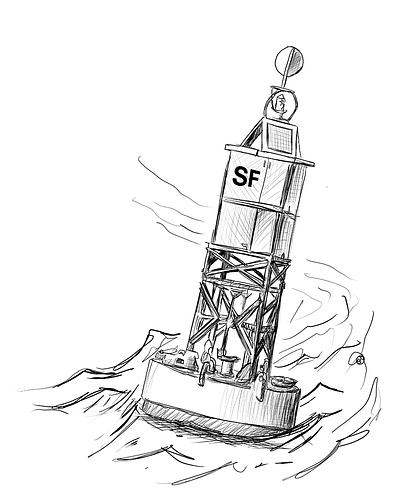 Safewater buoy buoy illustration