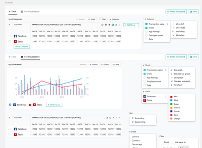 Complex feature simplified design fintech saas ui web