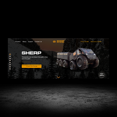 4x4 Sherp Vehicle Website | Posthive 4x4 4x4 webiste adventure car manufacturer car racing car website dirt bike website modern uiux modern website motorsport mx website off road offroad website racing racing website rock climbing sherp sport uiux website