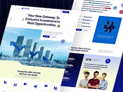 Zaivest - Investment Firm Website agencywebflowtemplate businesswebsitetemplate customizabletemplates figma design investmentwebdesign landing page minimal design nocodedevelopment responsive design template design uiux uiuxdesign user experience web devolopment webdesign webflow template website website concept website designe website theme