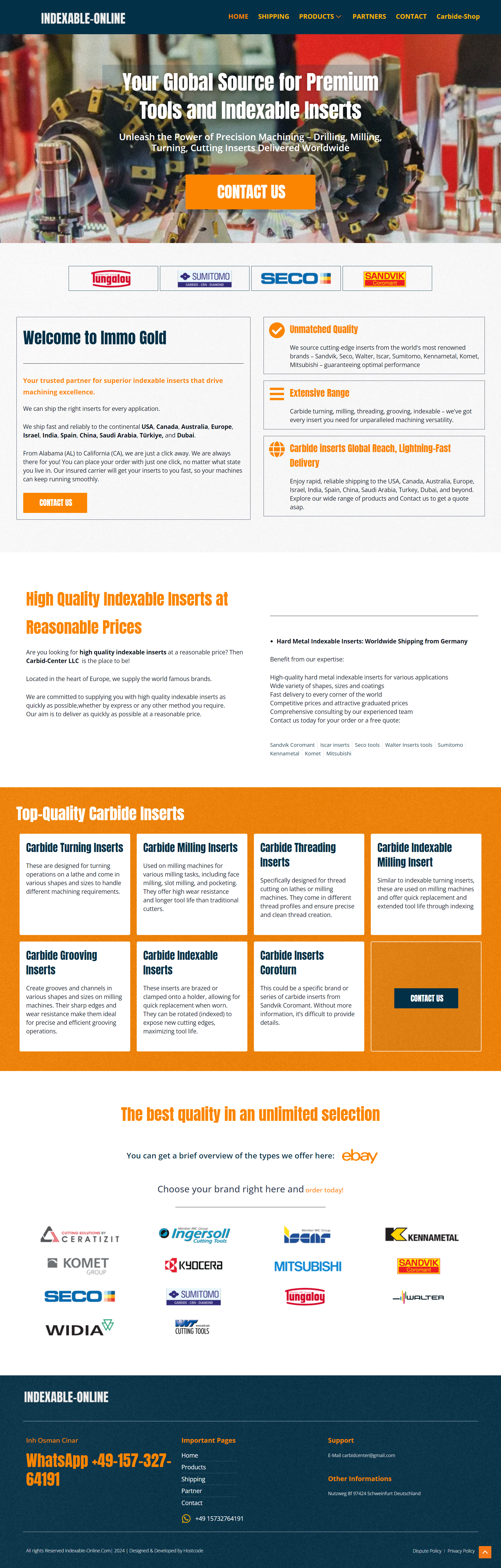 Modern Website Design for Idexable Inserts | Elementor animation brutalism elementor industrial website modern websites tech website technology website ui website wordpress