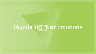 Regulating your emotions animation art direction design geometry gradient graphic motion psychology series title