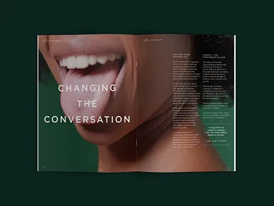 DAME impact report brochure design layout print typography