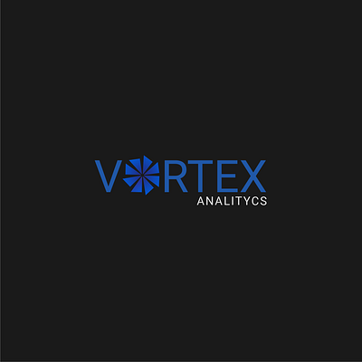 Vortex Analitycs Logo Design branding design flat icon illustration illustrator logo logochallenge logocore logodesign minimal