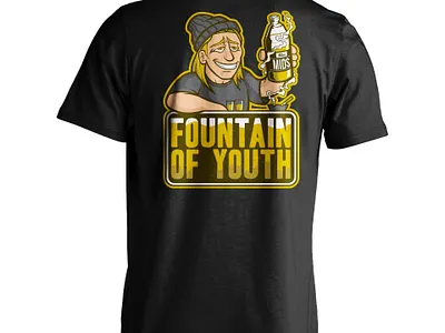 MIDS Apparel - Fountain of Youth apparel art design illustration illustrator logo logos merchandise product vector