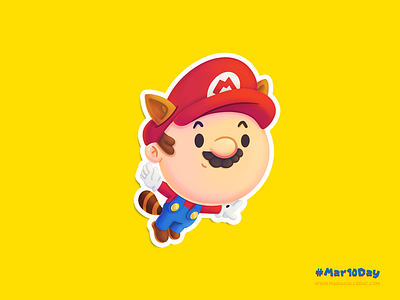 Mar10 Day cartoon character children cute fanart illustration kids mexico procreate super mario videogames