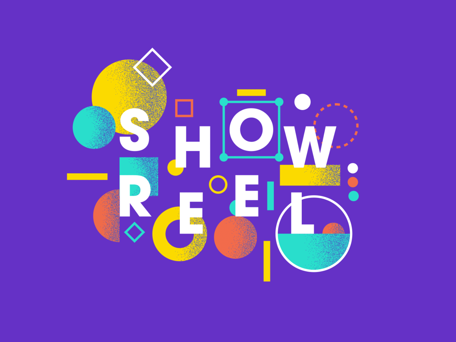 S H O W R E E L ⭐️ 2d animation animator branding character character animation character design colorful design gif illustration motion motiondesign motiongraphics motionreel new purple showreel typeface typography