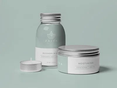 ZAIVA Cosmetics - Brand Identity beauty logo bless creatics brand identity branding cosmetic packaging cosmetics logo logo design logo designer packagedesign
