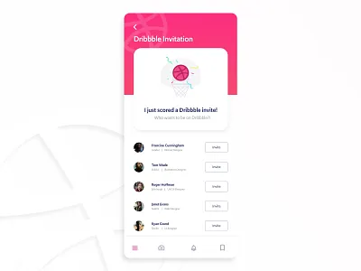 Dribbble invite dribbbble invite invite design mobile uidesign