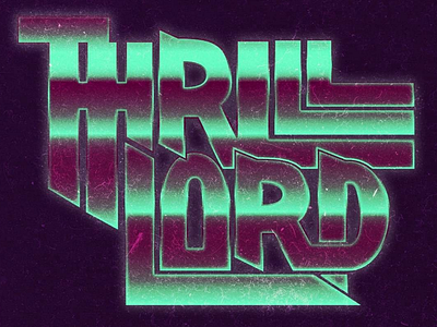 Thrill Lord photoshop retro thinlizzy