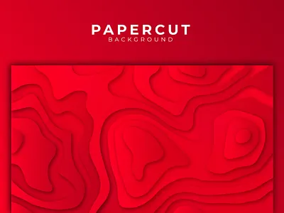 Red colourful abstract stylish paper cut background design. abstract background background design colourful corporate creative cut design illustration paper papercut red shadow stylish vector