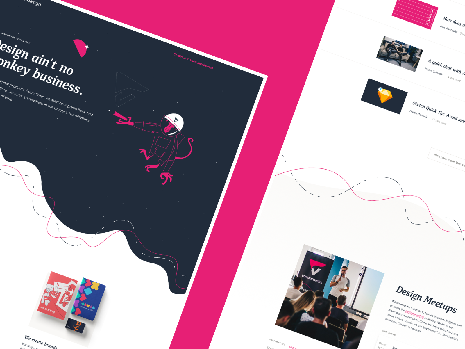 Example of vacuum.design website