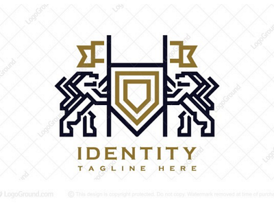 Victorious Lions brand design flag lion flag lions identity lion lion logo lion logo for sale lion logos logo logoground securit shield shield lions vector victory lions