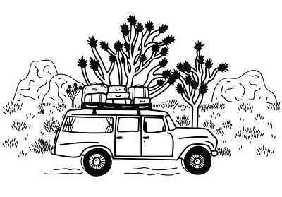 Web Graphics for Briana Morrison by Emily Small california design drawing graphics hand drawn illustration illustrator joshua tree logo travel travel illustration travelling vector vectorart web design web graphic web graphics