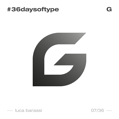 G | #36daysoftype 36days 36days g 36daysoftype 36daysoftype07 adobe illustrator branding daysoftype letter g logo concept logo design logo idea logo inspiration