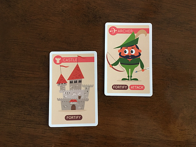 Fortify Yourselves archer card game castle family game fortify medieval ninja