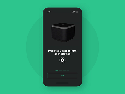 Tone Onboarding Animation 3d animation app dark ui onboarding principle