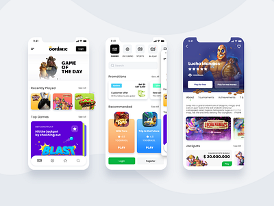 Gambling App / Casino casino casino art casino design casino games casinoapp casinologo gambling gambling design gamblingapp lightmode promotions tournaments