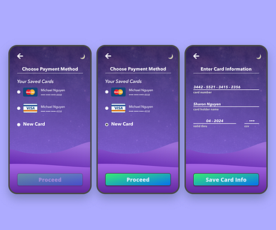 UI Challenge 02 - Credit Card Checkout app dailyui design ui ux