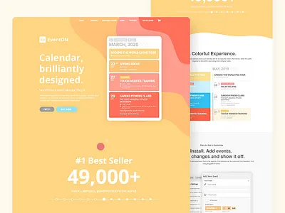 EventON landing page refresh