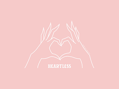 Heartless design graphic art illustration vector